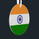 Ornamento Bandeira de India<br><div class="desc">Procurare o "wowsmiley" por mais produtos como este.</div>