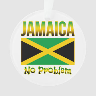 Ornamento Bandeira de Jamaica nenhum problema