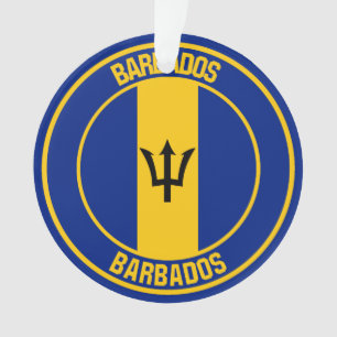 Ornamento Barbados Round Emblem