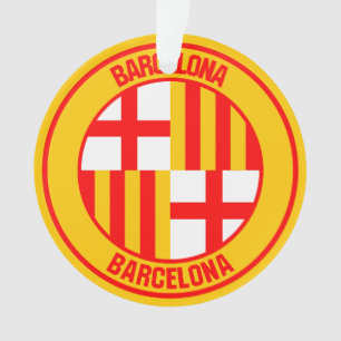 Ornamento Barcelona Round Emblem