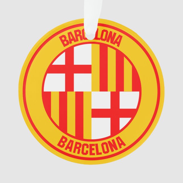 Ornamento Barcelona Round Emblem (Frente)