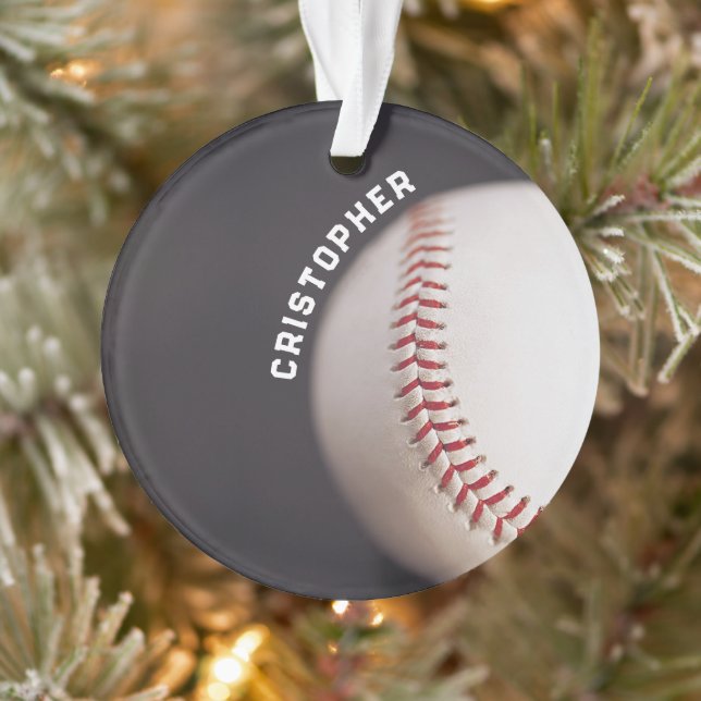 Ornamento Baseball Personalizado (Árvore)