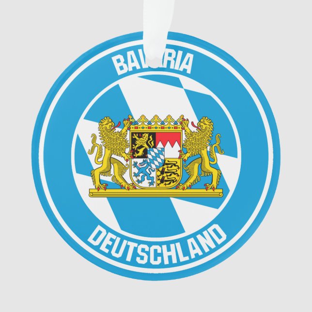 Ornamento Bavaria Round Emblem (Frente)