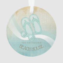 Beach House Óculos de sol e Chinelos Aqua ID623