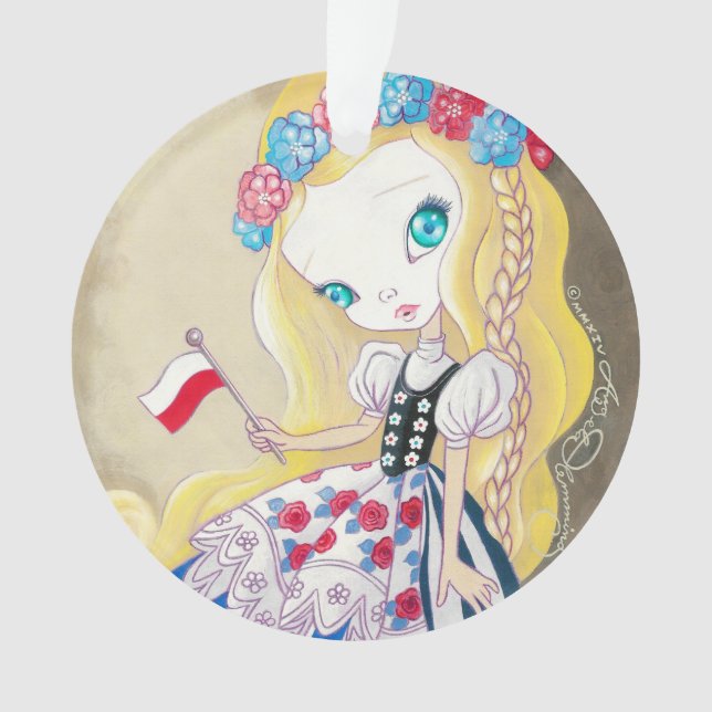 Ornamento Beleza do Polônia (Frente)