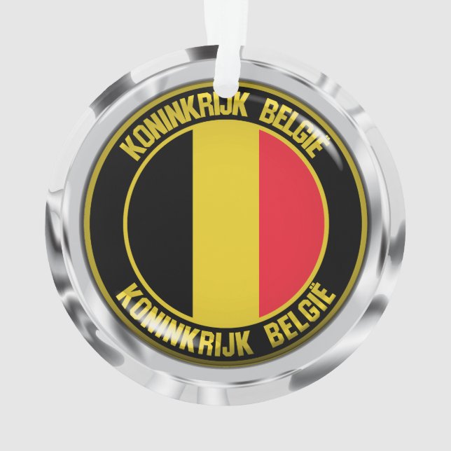 Ornamento Bélgica Round Emblem (Verso)