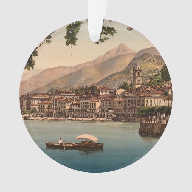 Ornamento Bellagio mim, lago Como, Lombardy, Italia (Frente)