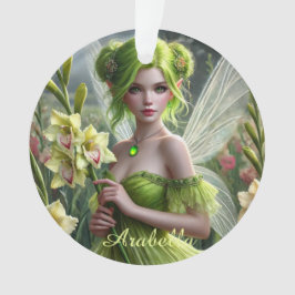 Ornamento Belo August Fairy em Gladioli