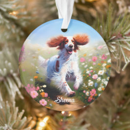 Ornamento Belo Setter Inglês