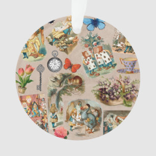 Ornamento Berçário Alice Colorido Clássico Wonderland Século