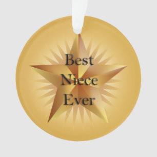 Ornamento Best Niece Ever Star