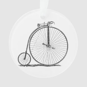 Ornamento Bicicleta de Roda Alta Penny Farthing