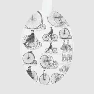 Ornamento Bicicleta de Roda Alta Penny Farthing