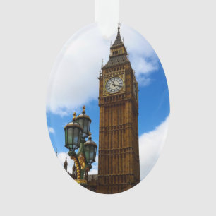 Ornamento Big Ben frente e verso