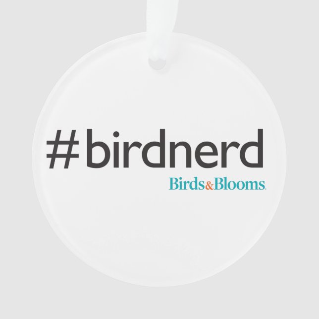 Ornamento #BirdNerd (Frente)