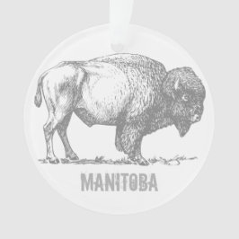 Ornamento Bisonte de Manitoba