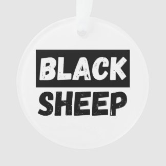Ornamento Black Sheep Bold Distressed Rebel Streetwear Art