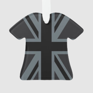 Ornamento Black Union Jack UK Flag Design