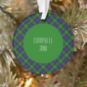 Ornamento Black Watch Clan Tartan Xadrez escocesa