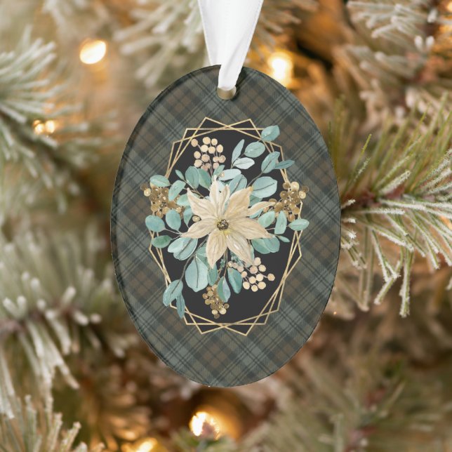 Ornamento Black Watch Weathered Original Scottish Tartan (Árvore)