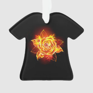 Ornamento Blooming Fire Rosa