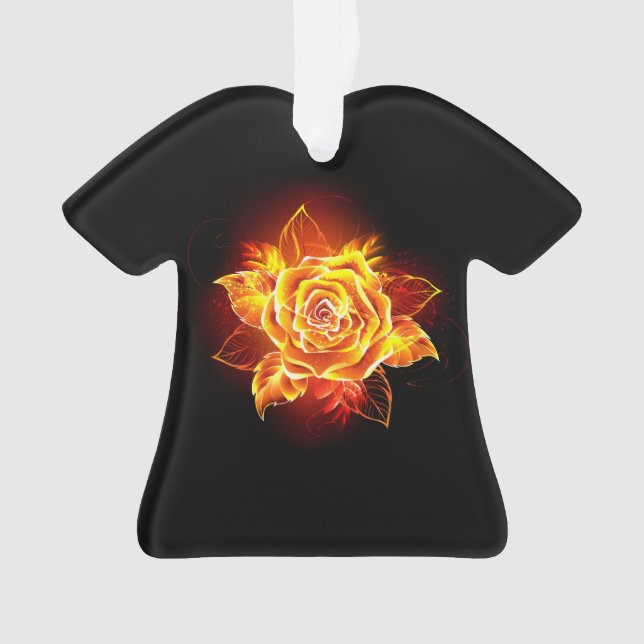 Ornamento Blooming Fire Rosa (Frente)