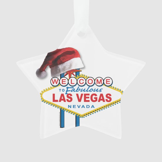 Ornamento Boas-vindas ao Sinal de Las Vegas (Frente)