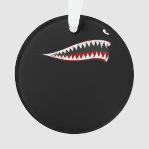 Ornamento Boca De Tubarões Voadores - Presentes Para O Lover