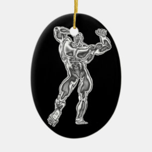 Ornamento Bodybuilding da pose dos homens