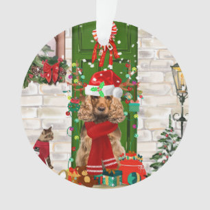 Ornamento Boker Spaniel Dog Natal