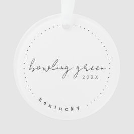 Ornamento Boliche Green, Kentucky KY Viagem Estados Unidos