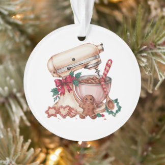 Ornamento Bolo de Natal Mistura de Natal Biscoitos de Gengib