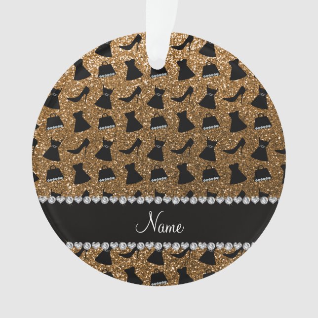 Ornamento Bolsas conhecidas do vestido dos saltos altos do (Frente)