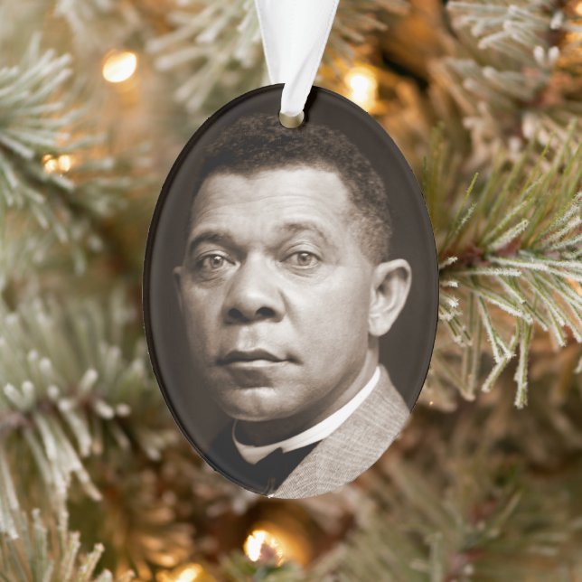 Ornamento Booker Washington: Educador Afro-Americano (Árvore)