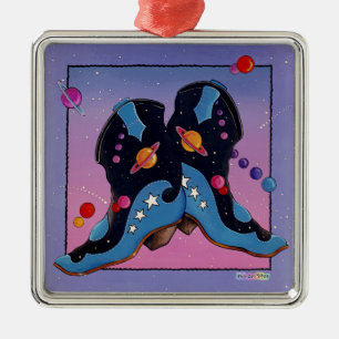 Ornamento - Boots do Cowboy Meia-Noite