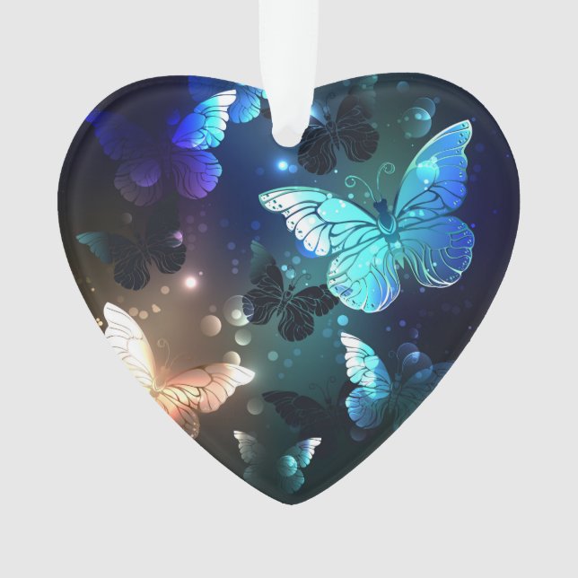 Ornamento Borboleta Noturna Flutuante (Frente)