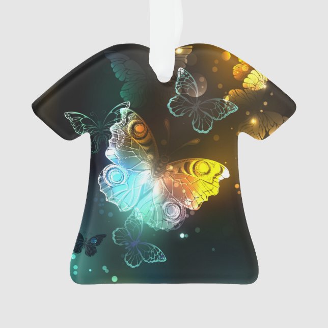 Ornamento Borboletas luminosas e borboletas noturnas (Frente)