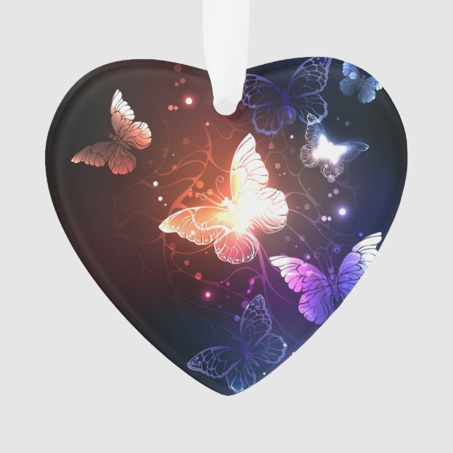 Ornamento Borboletas noturnas brilhantes (Frente)