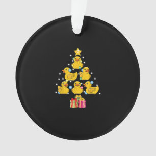 Ornamento Borracha Pato Árvore de Natal Pato Pato Natal Qua