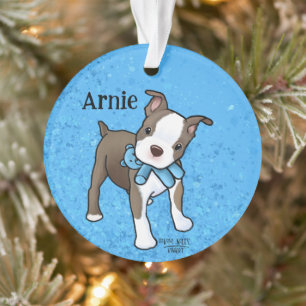 Ornamento Boston Terrier Puppy