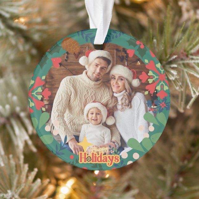 Ornamento Botânica de Natal retrógrada e moderna (Árvore)