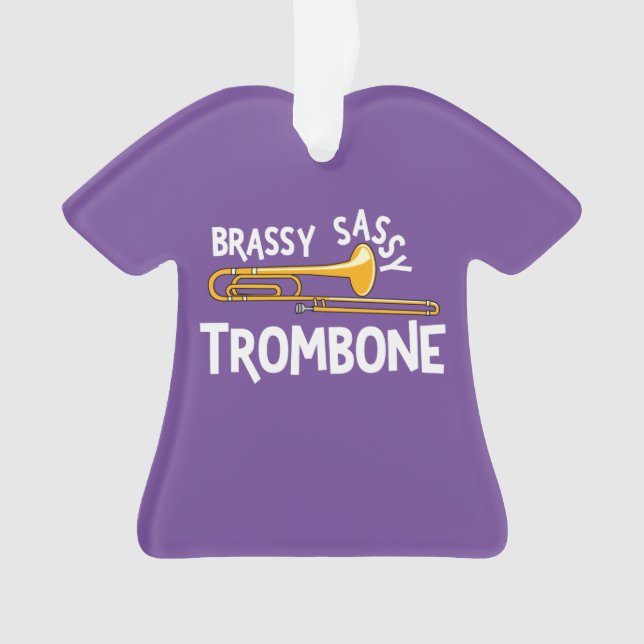 Ornamento Brassy Sassy Trombone (Frente)