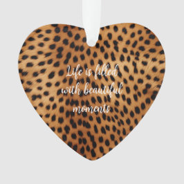 Ornamento Brown Black Safari Cheetah Lepard