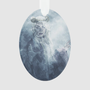 Ornamento Bruxa da rainha da neve da fantasia do Sorceress