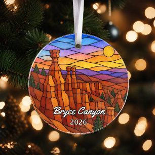 Ornamento Bryce Canyon National Park Acrílico Personalizado