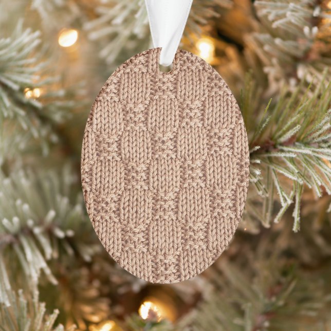 Ornamento Bubble Knit Stitch Patterch de Shirley Taylor (Árvore)