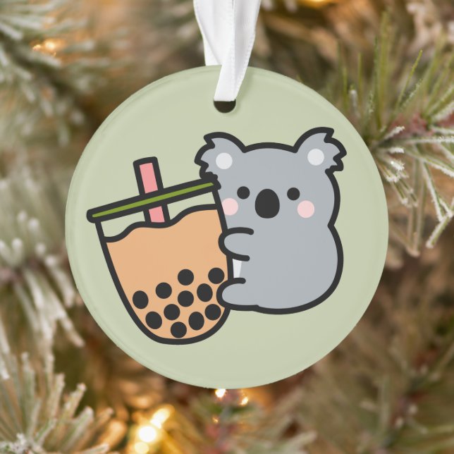 Ornamento Bubble Tea e Koala Bear (Árvore)