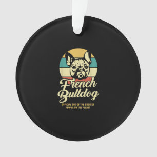 Ornamento buldogue francês presente para mulheres amantes