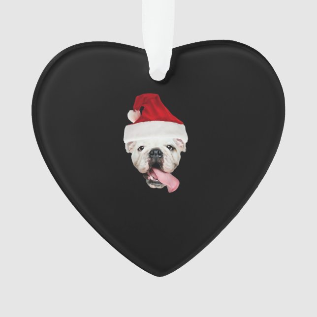 Ornamento Bulldog Santa Essential T-Shirt (Frente)