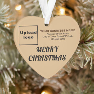 Ornamento Business Natal Light Hearlic Acrílico
